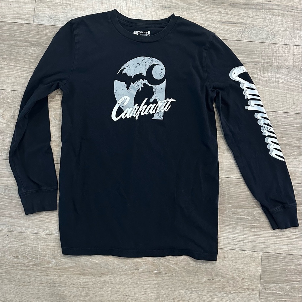 Carhartt Kid’s Black Long Sleeve Shirt
